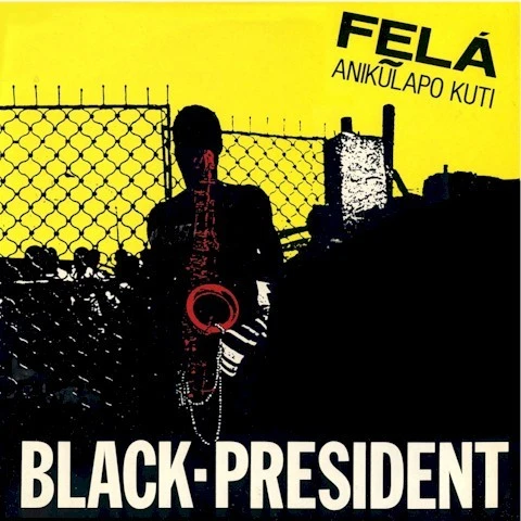 Black President by Fela Anikulapo Kuti album cover